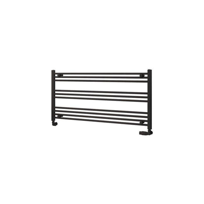 Eastbrook Wingrave Straight Heated Towel Rail - Matt Anthracite