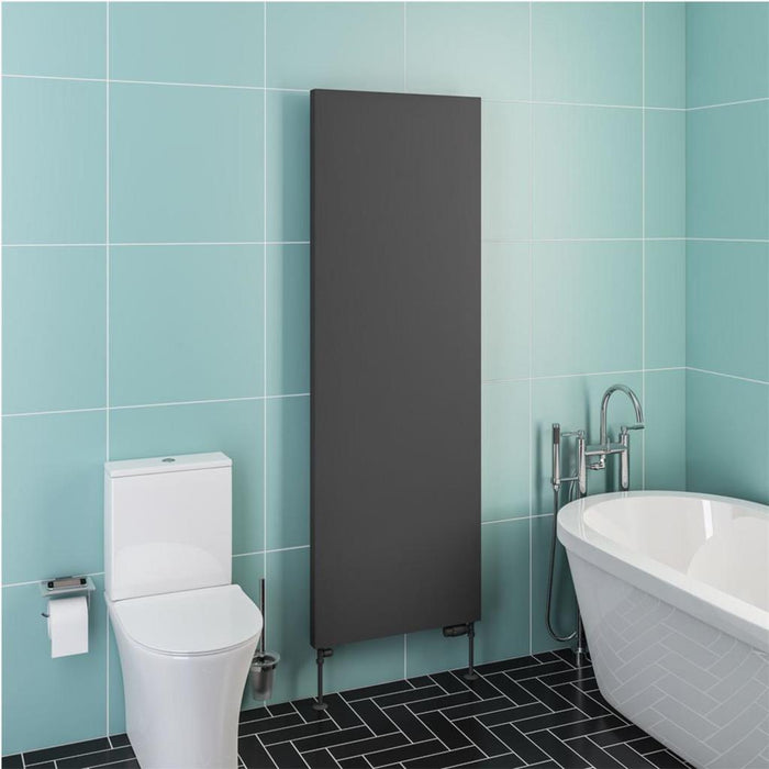 Eastbrook Wingrave Vertical Flat Panel Designer Radiator - Matt Anthracite
