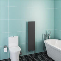 Eastbrook Wingrave Vertical Flat Panel Designer Radiator - Matt Anthracite