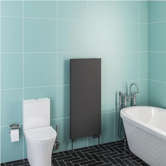 Eastbrook Wingrave Vertical Flat Panel Designer Radiator - Matt Anthracite