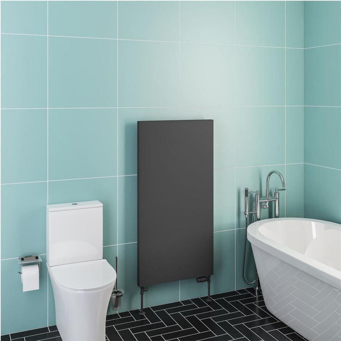 Eastbrook Wingrave Vertical Flat Panel Designer Radiator - Matt Anthracite