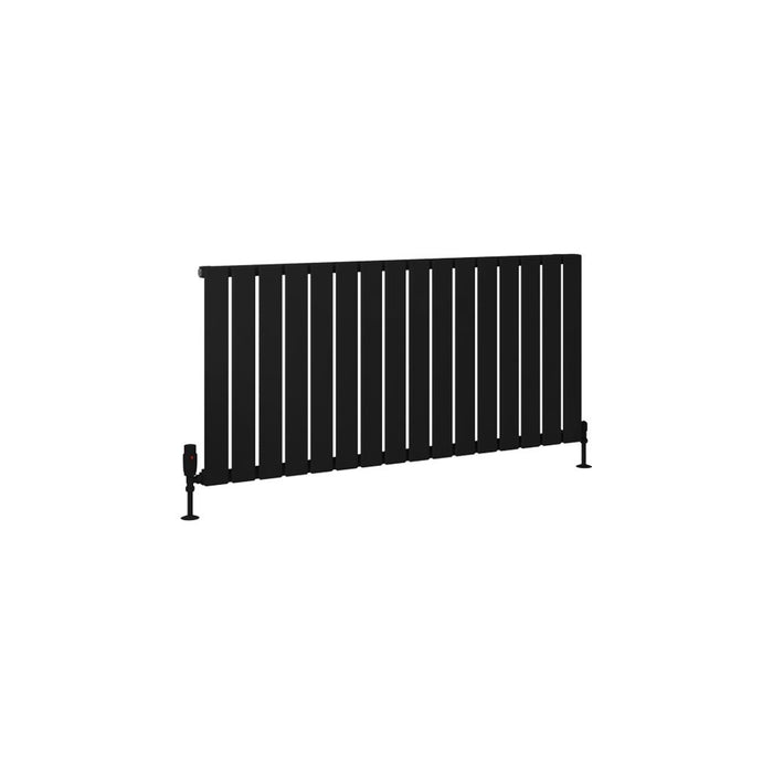 Eastbrook Deddington Single Horizontal Designer Radiator - Matt Black