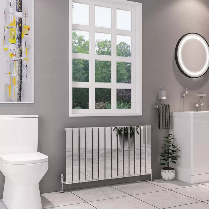 Eastbrook Deddington Horizontal Designer Radiator - Chrome