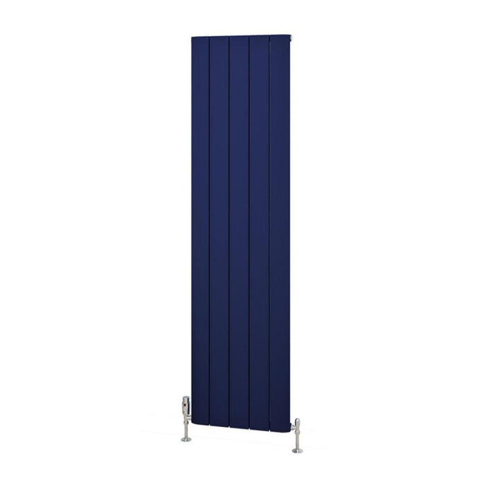 Eastbrook Withington Aluminium Vertical Designer Radiator - Matt Cobalt Blue