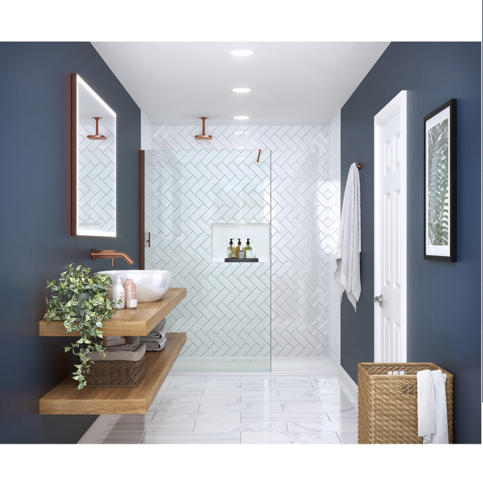 Merlyn Versa Wet Room Glass Shower Panel