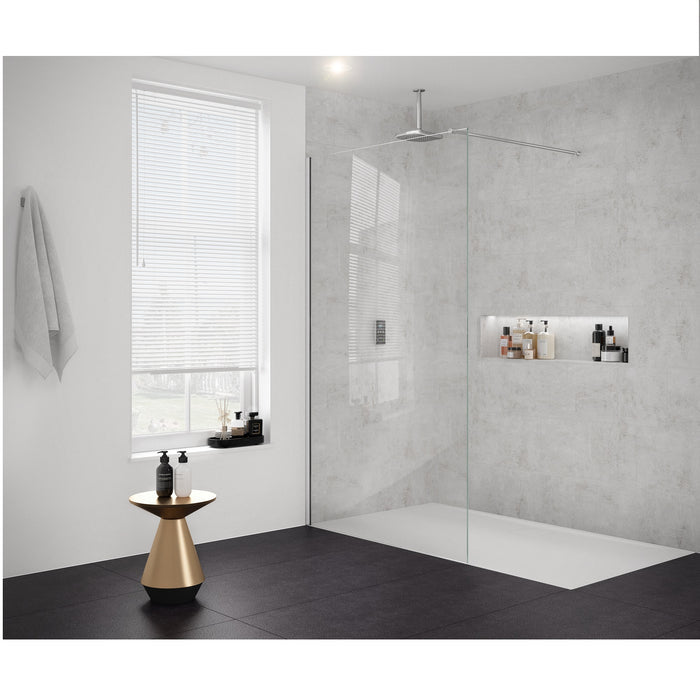 Merlyn Versa Wet Room Glass Shower Panel