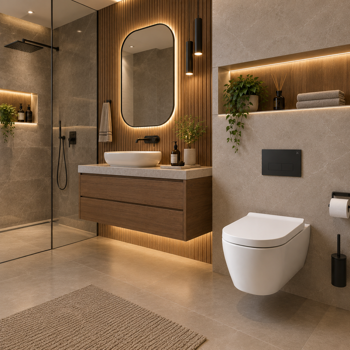 Crosswater MPRO Stainless Steel 980mm Concealed Cistern Toilet Frame Set 2