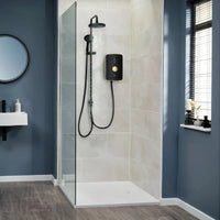 Triton Amala DuElec 9.5kW Electric Shower - Black/Brushed Brass