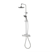 Aqualisa AQ Dual Outlet Thermostatic Round Bar Valve Mixer Shower with Cool Touch