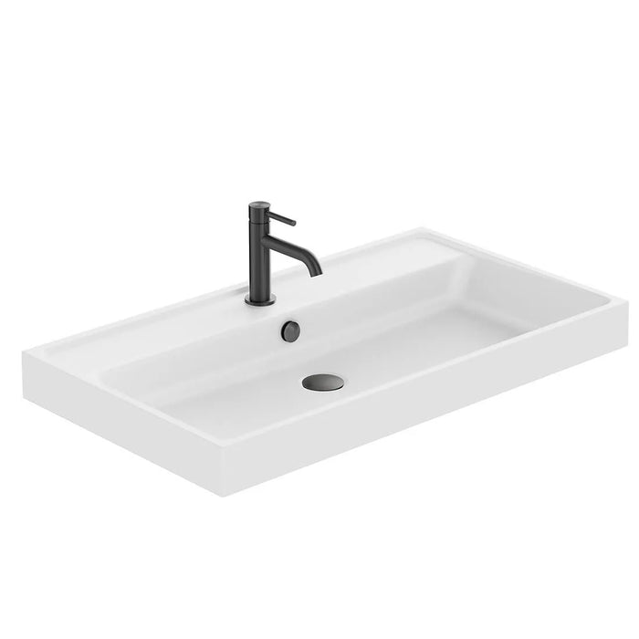 Vado Groove 2 Drawer Wall Hung Vanity Unit with Basin