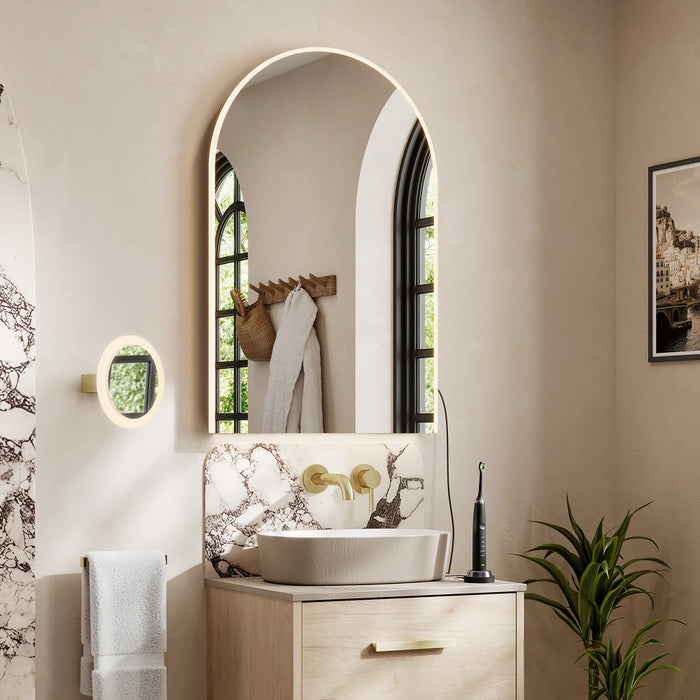 HiB Alba Arch Illuminated LED Mirror