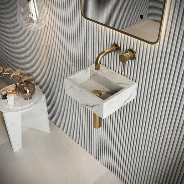 Scudo Sanctuary Marble Wall Hung Basin - 300mm  Wide