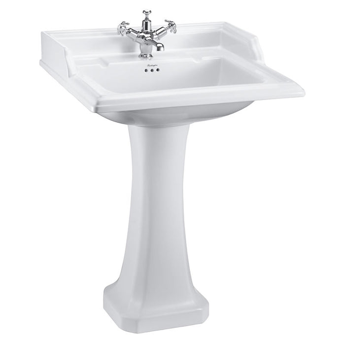 Burlington Classic Basin With Full Pedestal - 650mm Wide