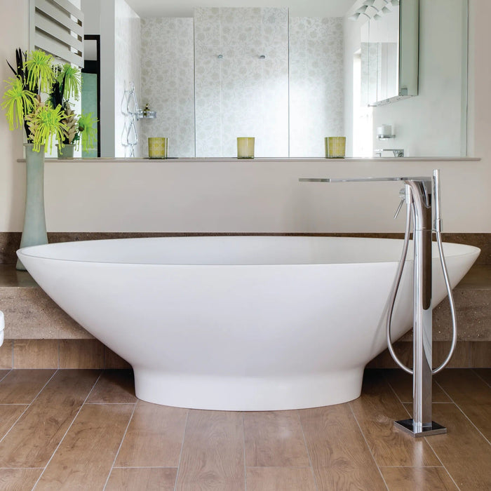 BC Designs Tasse Stone Freestanding Bath - 1770mm x 880mm