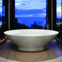 BC Designs Tasse Stone Freestanding Bath - 1770mm x 880mm