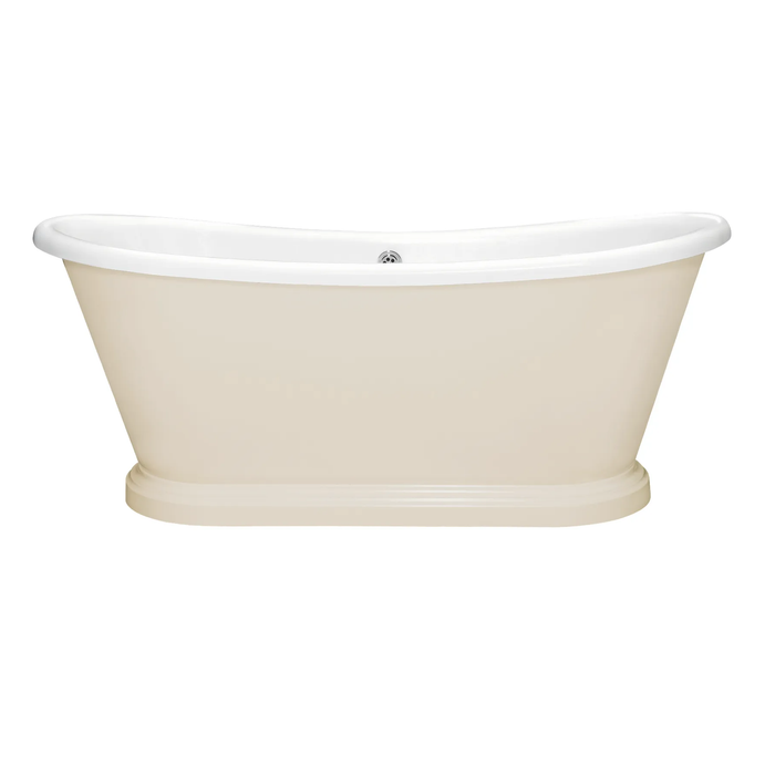 BC Designs Acrylic Roll Top Freestanding Boat Bath