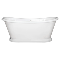 BC Designs Acrylic Roll Top Freestanding Boat Bath