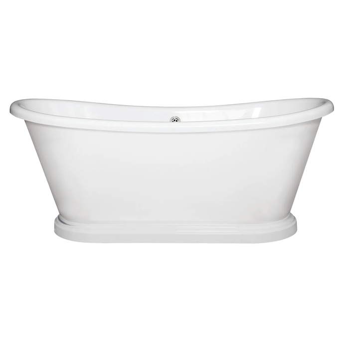 BC Designs Acrylic Roll Top Freestanding Boat Bath