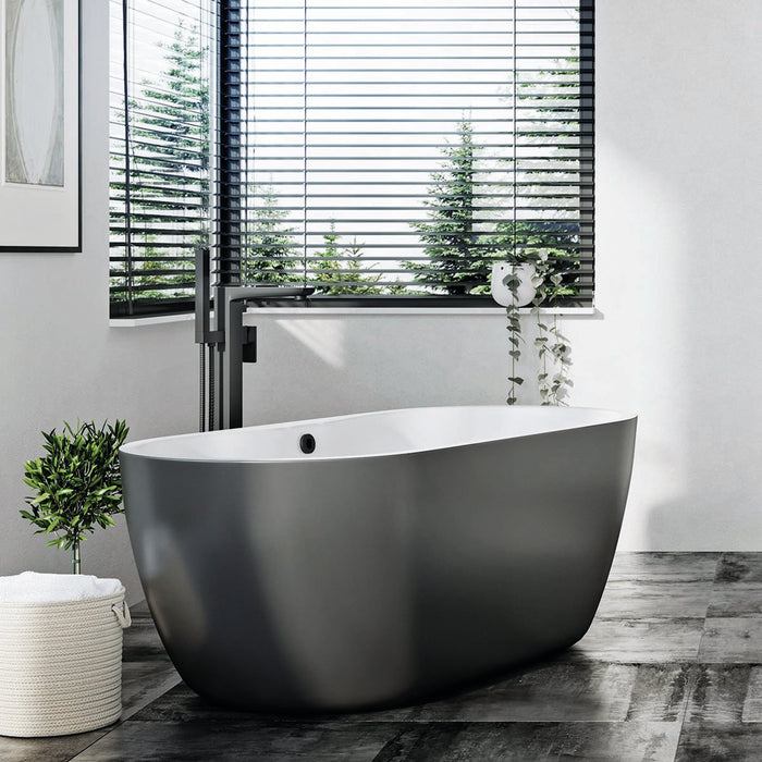 Scudo Muro Freestanding Bath Shower Mixer Tap