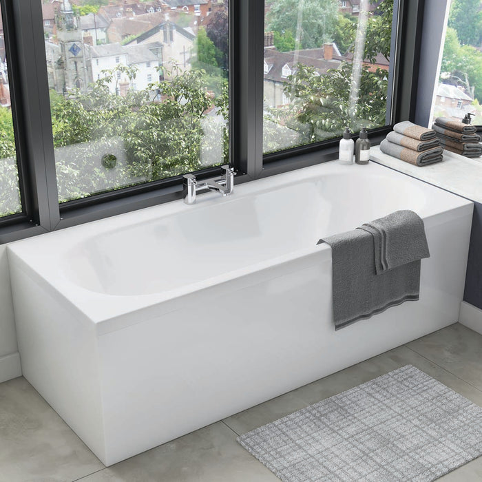 Scudo Forme Bath Filler Tap - Chrome