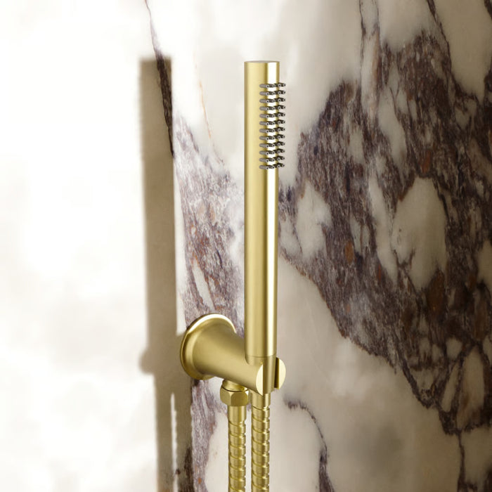 Burlington Strand Shower Handset with Wall Outlet and Hose