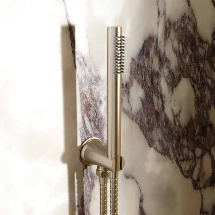 Burlington Strand Shower Handset with Wall Outlet and Hose