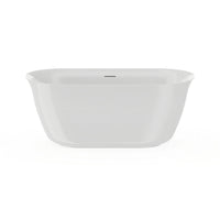 Burlington Strand Double Ended Acrylic Freestanding Bath - White