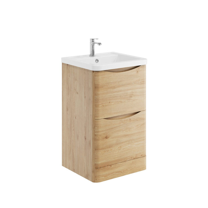 Scudo Bella 2 Drawer Floorstanding Vanity Unit with Ceramic Basin