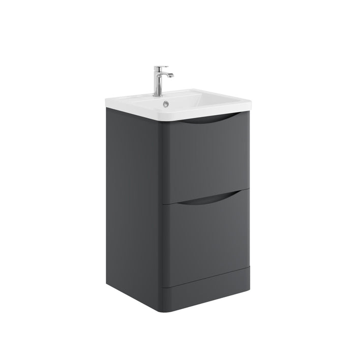 Scudo Bella 2 Drawer Floorstanding Vanity Unit with Ceramic Basin