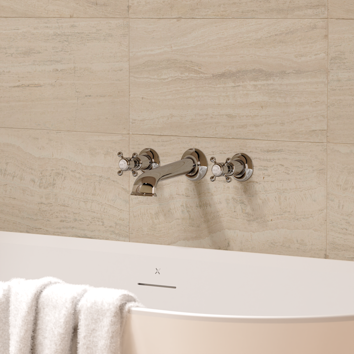 Crosswater Belgravia Crosshead Wall Stop Taps