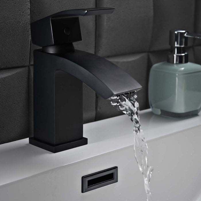 Scudo Descent Mono Basin Mixer Tap with Free Waste