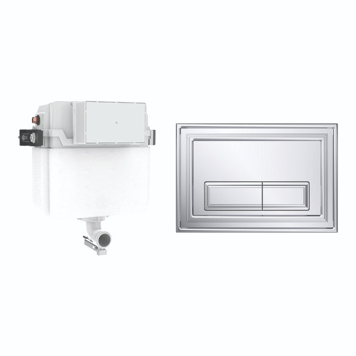 Crosswater Belgravia 460mm Concealed Cistern Set 1