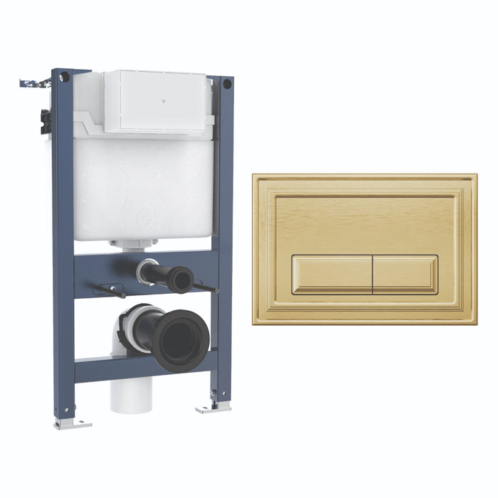 Crosswater Belgravia 820mm Concealed Cistern Toilet Frame Set 1