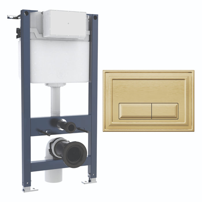 Crosswater Belgravia 980mm Concealed Cistern Toilet Frame Set 2