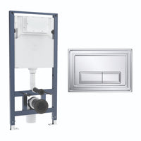 Crosswater Belgravia 1120mm Concealed Cistern Toilet Frame Set 3