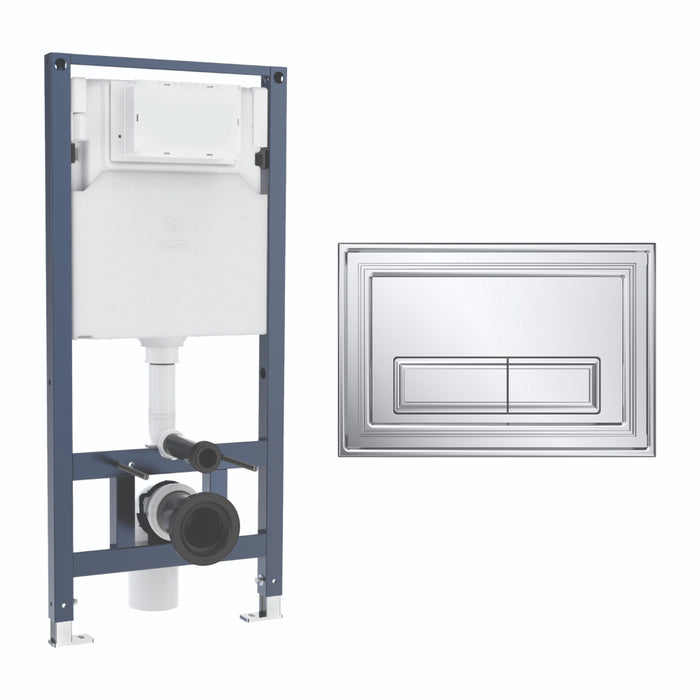 Crosswater Belgravia 1120mm Concealed Cistern Toilet Frame Set 3