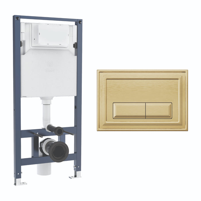 Crosswater Belgravia 1120mm Concealed Cistern Toilet Frame Set 3