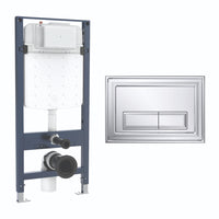 Crosswater Belgravia Slim 1120mm Concealed Cistern Toilet Frame Set 4