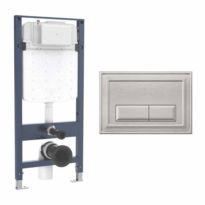 Crosswater Belgravia Slim 1120mm Concealed Cistern Toilet Frame Set 4