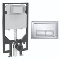 Crosswater Belgravia Ultra Slim 1140mm Concealed Cistern Toilet Frame Set 5