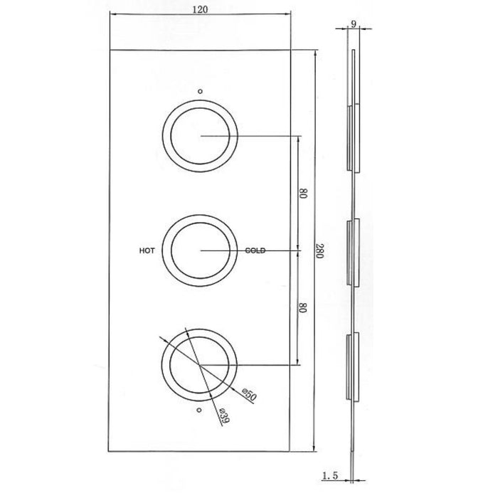 Eastbrook Concealed Shower Valve With Round Shower Head, Body Jets And Shower Arm - Chrome