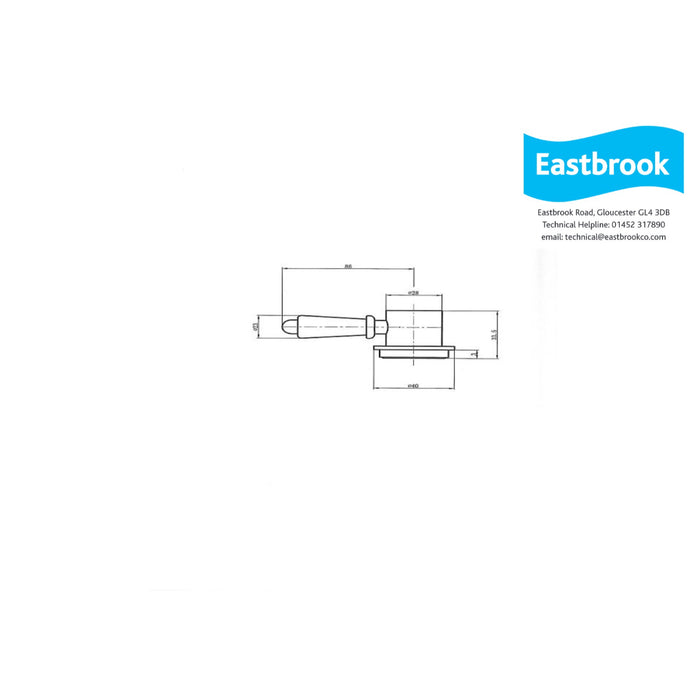 Eastbrook Concealed Shower Valve With Round Shower Head, Swivel Arm, Outlet Elbow And Handset - Chrome