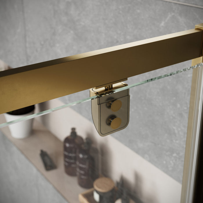 Scudo Korra 6mm Pivot Shower Door with Side Panel