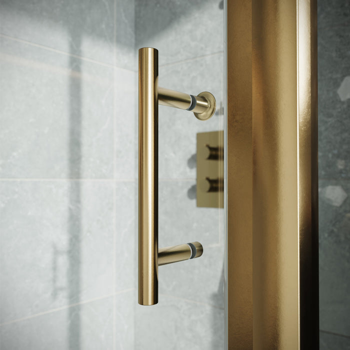 Scudo Korra 6mm Pivot Shower Door with Side Panel