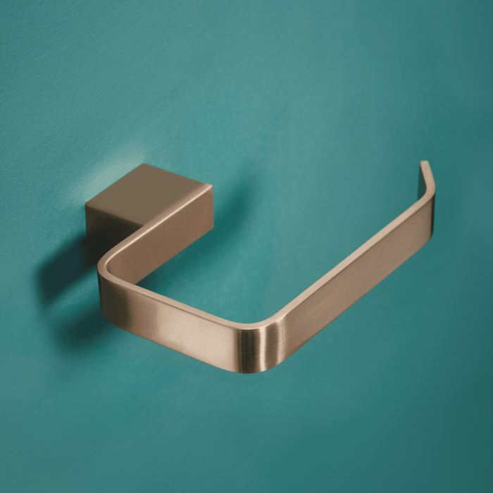Scudo Monza Toilet Roll Holder - Brushed Bronze
