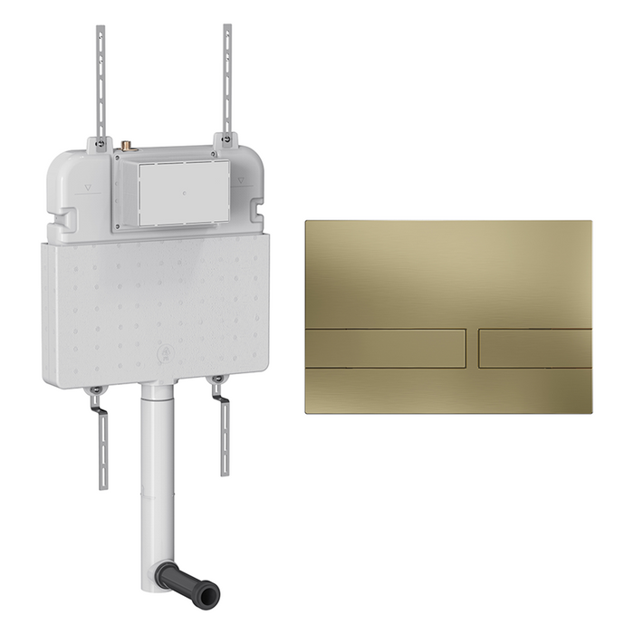 Britton Venue Slimline Dual Flush Concealed Cistern Set
