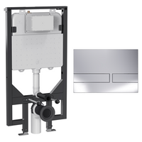 Britton Venue 1140mm Slim Depth Toilet Frame Set