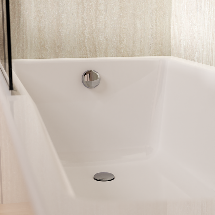 Crosswater Bath Pop Up Waste With Overflow - Chrome