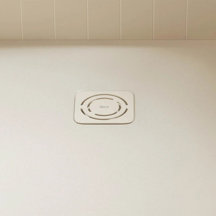 Roca Terran-N Superslim Stonex Anti-Slip Rectangular Shower Tray with Waste