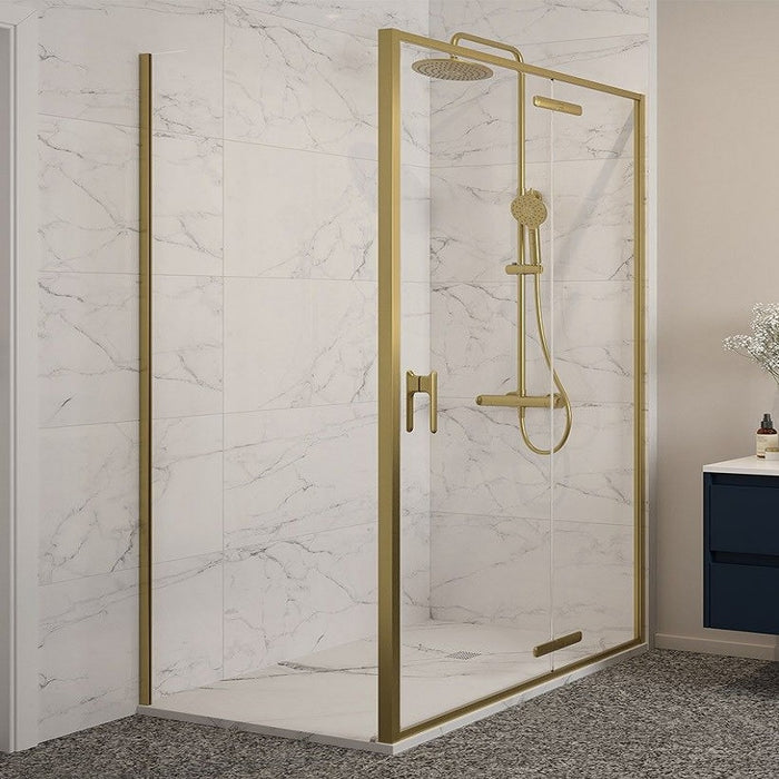 Sonas Living 8mm Hinged & Inline Shower Door with Side Panel